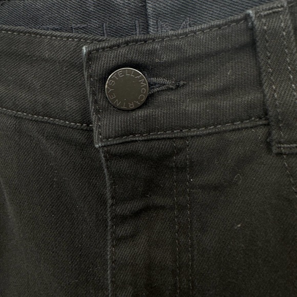 Stella McCartney Denim Skinny Ankle Jeans High Rise Stretch Black Size 26 - Picture 4 of 8